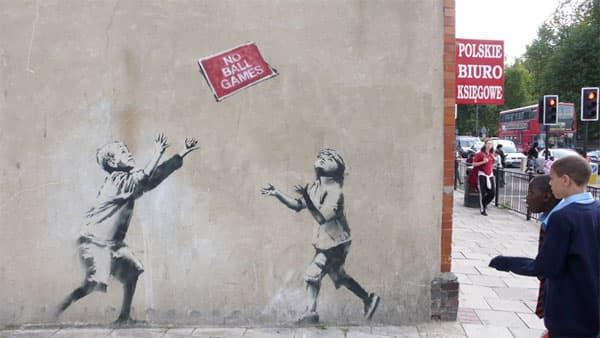  by Banksy in London