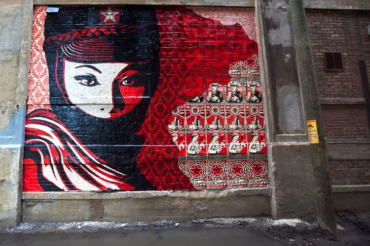  by Shepard Fairey in Chicago