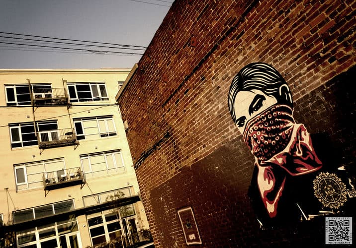  by Shepard Fairey in Los Angeles