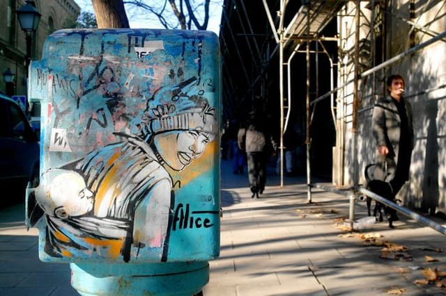  by Alice Pasquini in Madrid