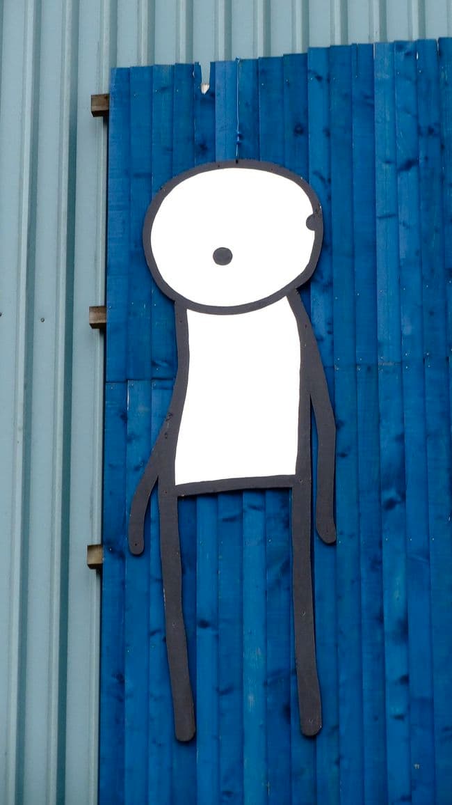  by stik in London