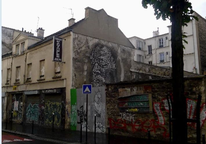  by Vhils in Paris