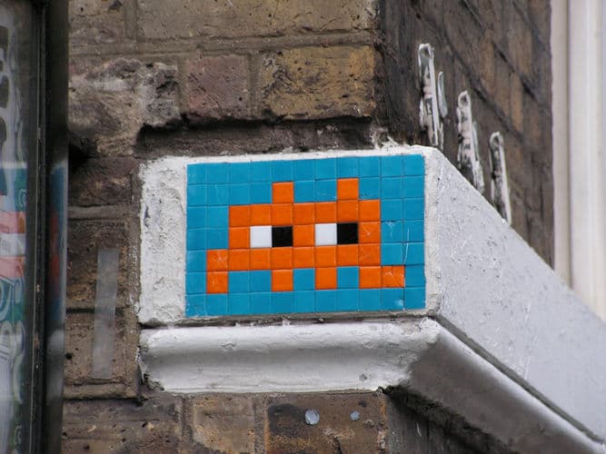  by Space Invaders in London