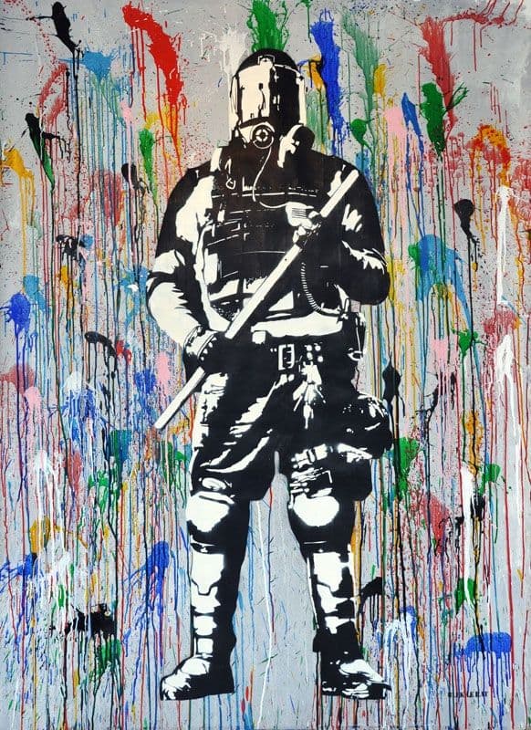  by Blek Le Rat in Greenwich